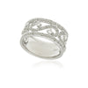 Susanna - 0.50ct Diamond Filigree Ring in 9kt White Gold size O -Paddington Jeweller - OJ Co