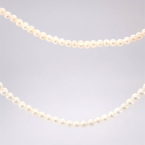 OVAL SEED PEARL NECKLACE -  Paddington Jeweller - Ojco