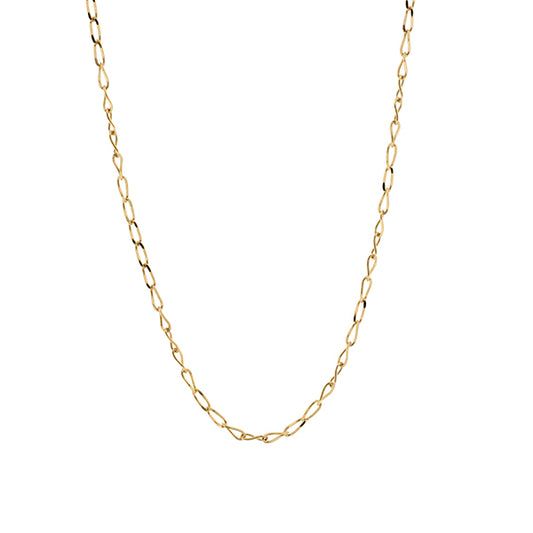 9kt Yellow gold 45cm diamond cut belcher chain -  Paddington Jeweller - OJ Co