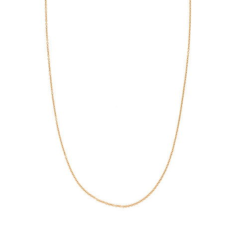 9kt Yellow Gold 0.9mm Tiffany Chain 45cm 0.7gr -  Paddington Jeweller - OJ Co