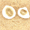 9kt Yellow Gold Paperclip 8mm Square Huggie Earrings -Paddington Jeweller - Ojco