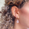 ROSSE- Rubelite Stud Earrings -Paddington Jeweller - Ojco