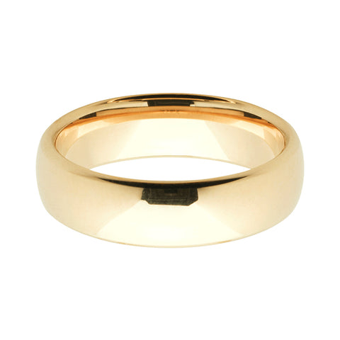 Gents gold wedding ring - ellipse comfort curve wedder -  Paddington Jeweller - OJ Co