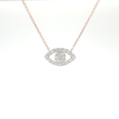 DIAMOND EVIL EYE -  Paddington Jeweller - Ojco
