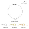 ARIANA - 0.01ct Diamond Circle of Life Bracelet -Paddington Jeweller - OJ Co