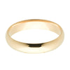 Ladies Gold Wedding Ring - half round comfort curve wedder -Paddington Jeweller - OJ Co
