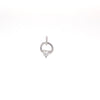 Heart Diamond Charm -Paddington Jeweller - Ojco