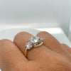 Custom Made for Basil - 18KYWG Diamond Engagement Ring (All diamonds provided by Customer) -Paddington Jeweller - Ojco