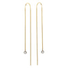 9kt Yellow Gold Hook Wire and 9kt White Gold Bezel 0.03ct Diamond Drop Earrings -Paddington Jeweller - OJ Co