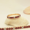 18kt Rose Gold Ruby and Diamond Ring -Paddington Jeweller - Ojco
