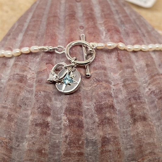 Oval Diamond Charm -  Paddington Jeweller - Ojco